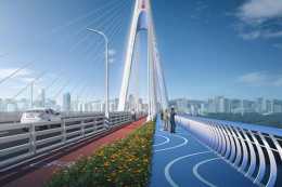 長沙最高塔！這座湘江大橋開工了！